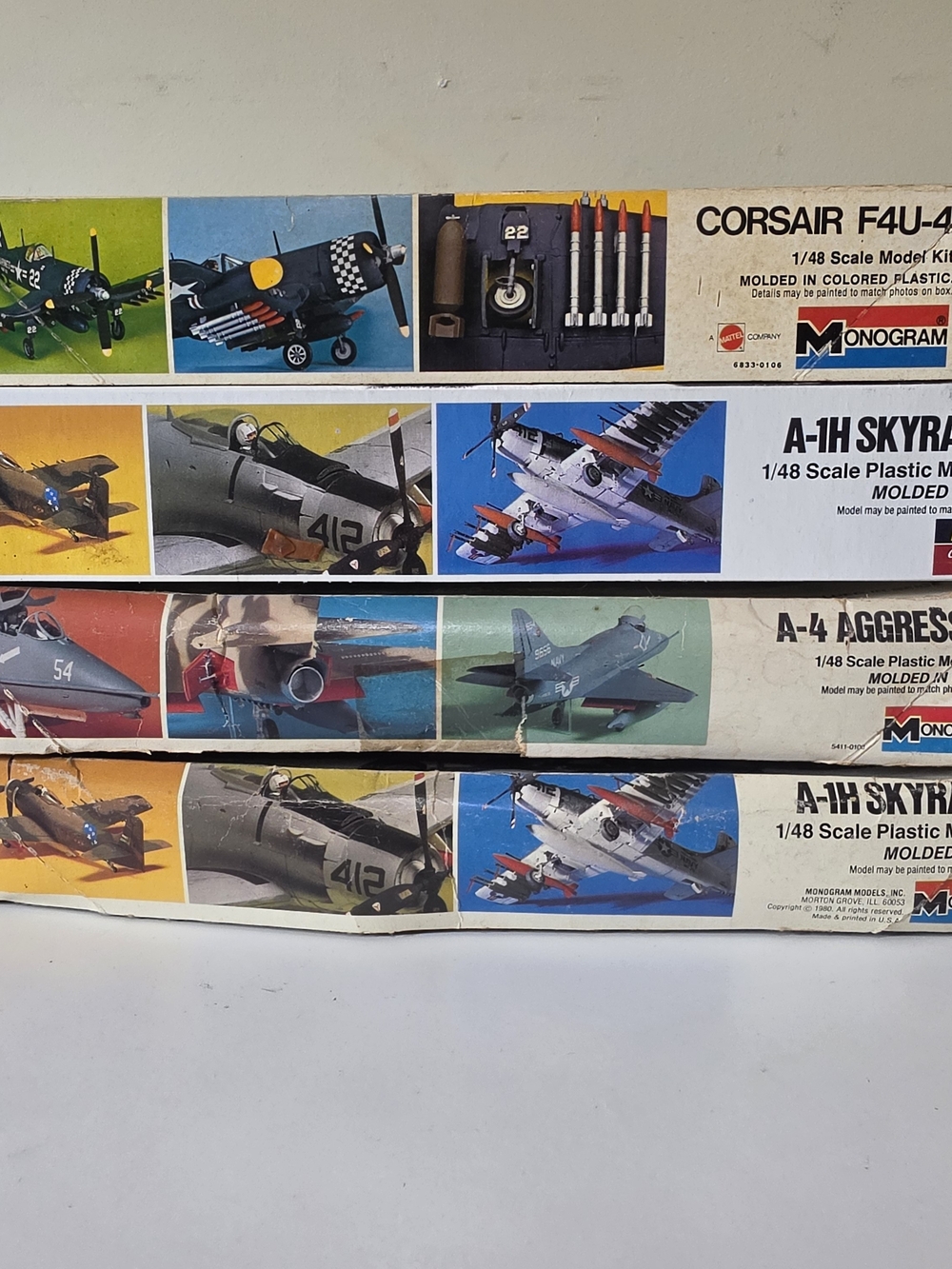 Monogram, Airplane Model Kit, bundle 4 boxes - Picture 8 of 8